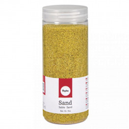 Jemný dekoračný piesok - 0,1 až 0,5 mm, 475 ml, žltý